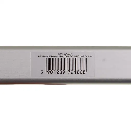 Блок питания Brille светодиодный 2.0A DR-48W IP20 AC 170-264V DC 24V 2.0A - фото 7