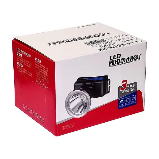 Налобный LED фонарь 3046 аккумуляторный 2600 mAh - фото 4