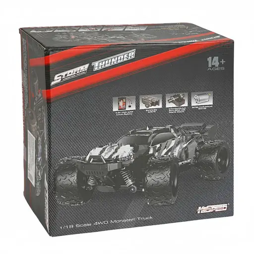 Радиоуправляемая внедорожная машина HS 18321, аккумулятор 7.4V, пульт 2.4GHz, скорость до 36 км/ч, синяя - фото 2