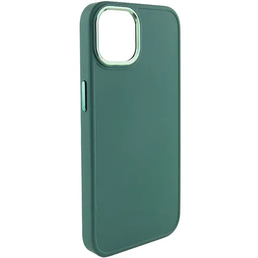 Чохол Epik TPU Bonbon Metal Style для Apple iPhone 14 Plus 6.7 Зелений/Army green