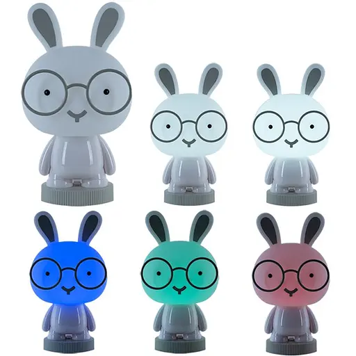 Светильник-ночник Kite LED с аккумулятором Bunny белый (K24-490-1-1) - фото 3