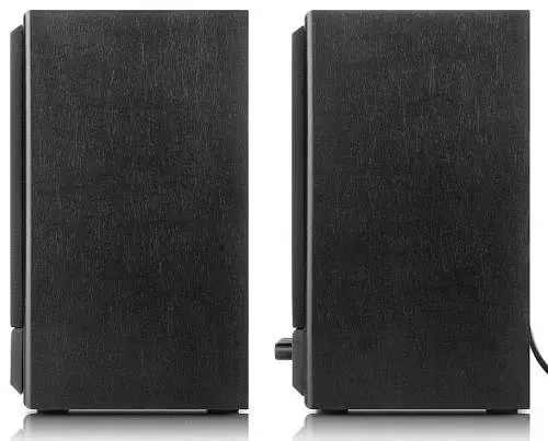 Колонки 2.0 REAL-EL S-305 Black, 2 x 20 Вт, МДФ, живлення від 220V, керування спереду - фото 5