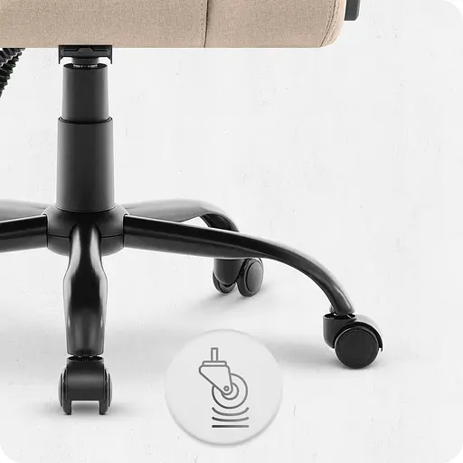 Крісло офісне Cabro C505 Beige тканина - фото 5