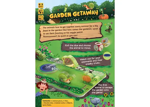 Настільна гра Gigamic Відпочинок в садку (Garden Getaway) (ВР_ВВС) - фото 3