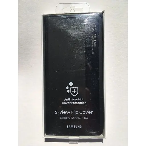 Оригінальний чохол-книжка Samsung для Galaxy S21 Black S-View Clear View Cover Smart (EF-ZG996CBEGRU) - фото 2
