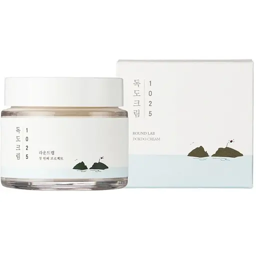 Крем для обличчя Round Lab 1025 Dokdo Light Cream з морською водою легкий зволожувальний 80 мл - фото 2