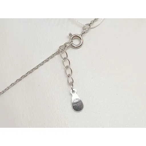 Срібне кольє Аметист з емаллю 1251343 - фото 3