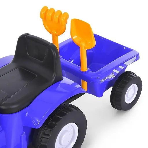 Електромобіль дитячий Bambi Трактор Racer M 6153B-4 та музичною панеллю синій - фото 2