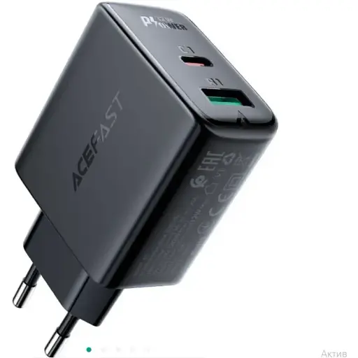 Зарядний пристрій швидкий Acefast A5 32 W USB-C + USB-A) - фото 1
