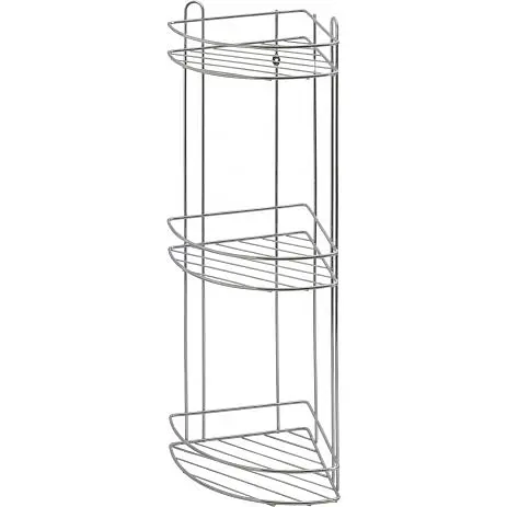 Полиця кутова Ekodeo 3-ярусна Simple хром (L3223)