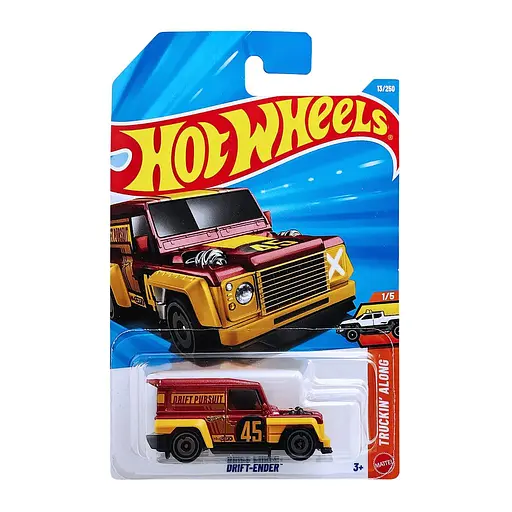 Базова машинка Hot Wheels Truckin Along Drift-Ender червоно-помаранчева (5785) JJH90-N521 - фото 2