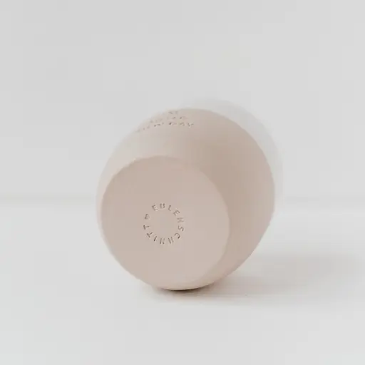 Кружка из керугранита "HELLO NEW DAY" - ручная работа - Eulenschnitt - фото 3