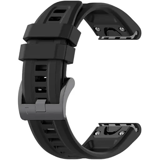 Ремешок DK CDK для Garmin Descent Mk1 26mm Silicone Sport Band Classic 2 шт. (015187) (black) - фото 2