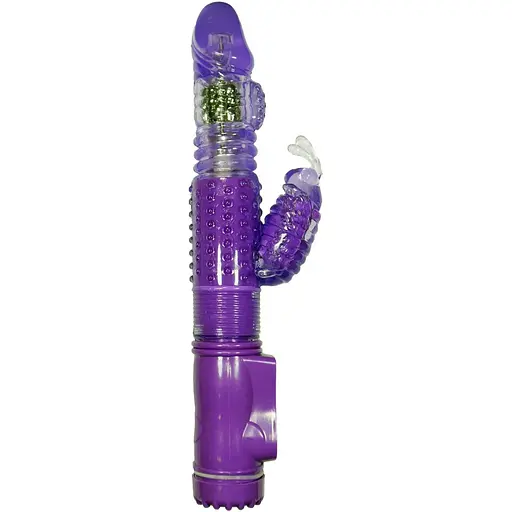 Вібратор-кролик Boss Series Rabbit Massager 24.5 см фіолетовий