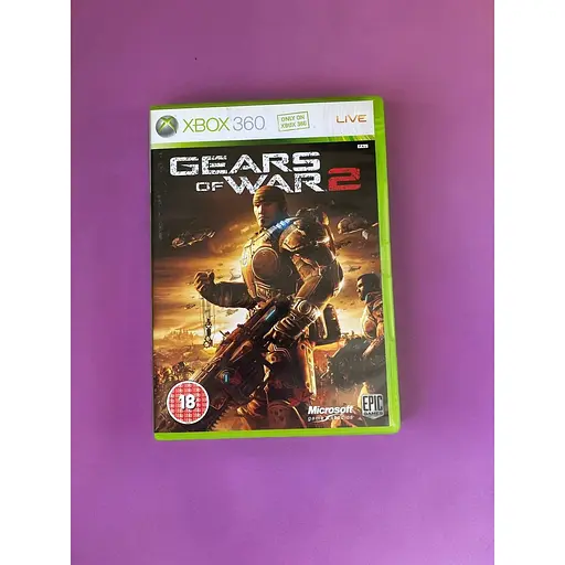 Диск с игрой на Xbox 360 лицензия Gears of War 2, игра на Xbox 360 Gears of War 2