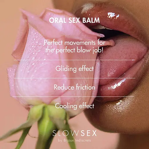 Стимулювальний бальзам для мінету Bijoux Indiscrets Slow Sex Oral Sex balm - фото 4