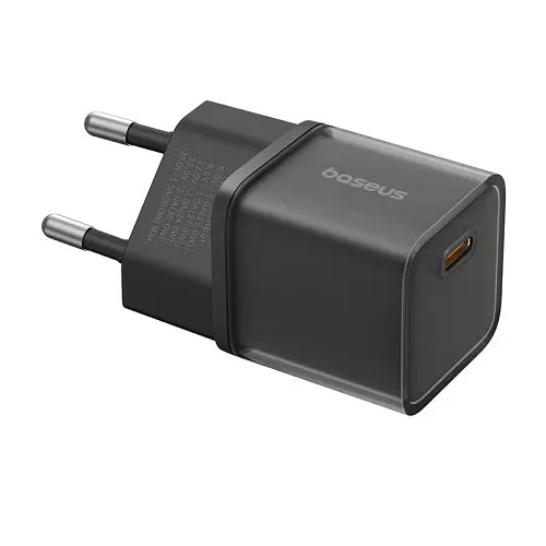 Мережевий зарядний пристрій Baseus GaN5S Fast Charger 1C 30W EU чорний P10162504113-00 - фото 2