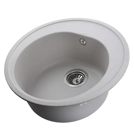 Гранітна мийка Globus Lux Martin перлина 510мм 000022411, Сірий - фото 4