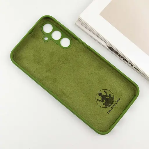 Чехол Lakshmi Silicone Cover Full Camera AA для Samsung Galaxy A14 4G/5G Зеленый/Dark green - фото 4