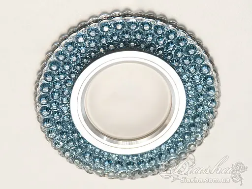 Магия света и красоты, хрустальный, точечный светильник со встроенным с. - фото 2