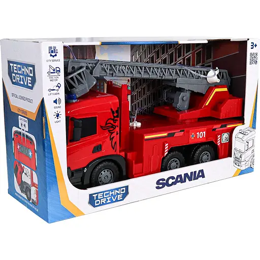 Автомобиль TechnoDrive Super Big Truck Пожарная машина Scania (5005KS) - фото 11
