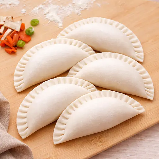 Форма пластикова для вареників, чебуреків і пиріжків Ø 8 см, кухонний прес для ліплення, Kitchen Master 84033 - фото 5