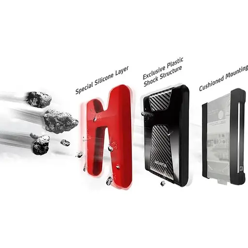 Внешний портативный жесткий диск Adata Technology HD650 4TB USB 3.0 DashDrive Durable - фото 7