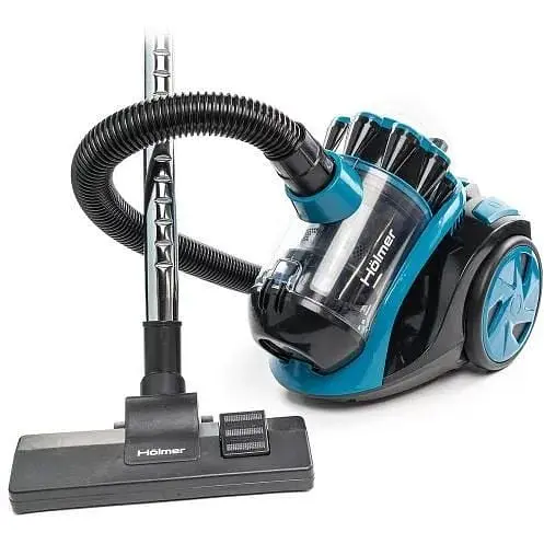 Пылесос Holmer HVCC-91В ECO Cyclone 900 W контейнер объем пылесборника 2 л HEPA-фильтр регулировка мощности на корпусе технология Multi-Cyclone микрофильтр Blue