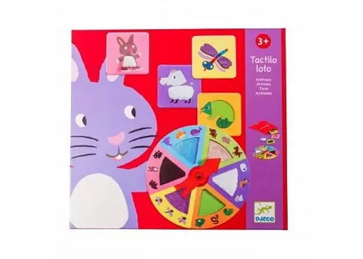 Настольная игра Djeco Тактильное лото. Животные (Tactilo loto Animals) (DJ08129) - фото 3