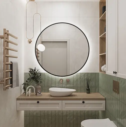 Умивальник VBI Trento 55 white накладний VBI-011900, Білий - фото 3