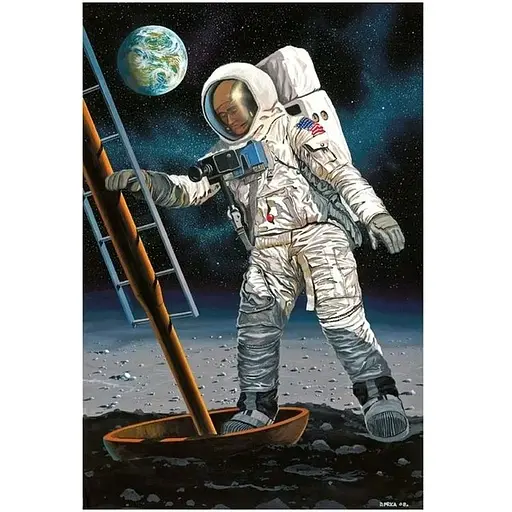 Сборная модель Revell Астронавт на Луне Миссия Аполлон 11 уровень 4 масштаб 1:8, 24 детали (RVL-03702) - фото 8