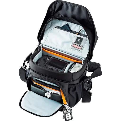 Сумка для фотоаппарата Lowepro Nova 170 AW II Black (LP37121-PWW) [135680] - фото 5