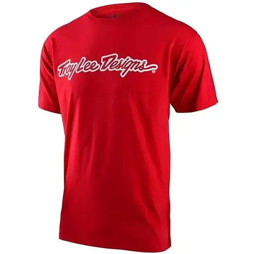 Футболка TLD Signature Short Sleeve Tee M Red Troy Lee Designs (1106-701565023)