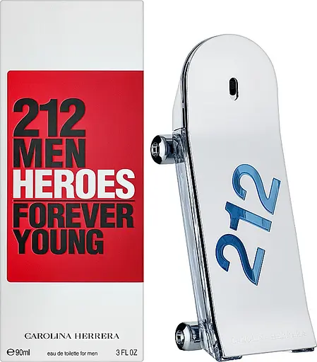 Оригинал Carolina Herrera 212 Men Heroes Forever Young 90 мл - фото 1