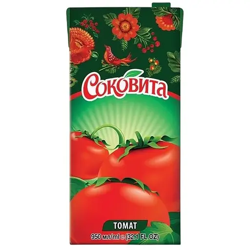 Сік Соковита томатний 0.95 л - фото 1