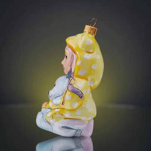 Ялинкова прикраса Різдвяні історії Маленька мрійниця скло (4820001179972) - фото 2