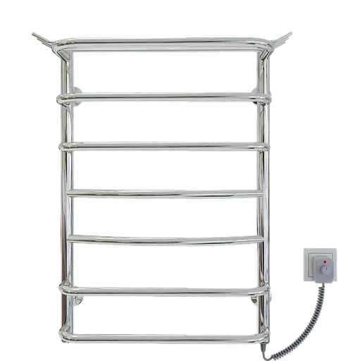 Електрична рушникосушарка Kosser Канна 700x500/7 ЕR рег. ДК01ER, Хром, Праве - фото 2