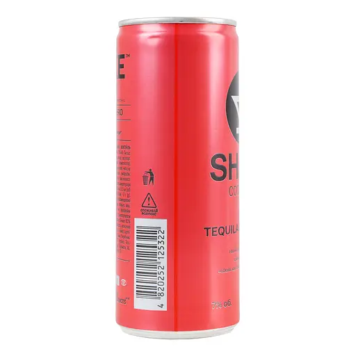 Напій слабоалкогольний Shake Cocktails Tequila Sombrero сильногазований 7% 0.25 л - фото 2
