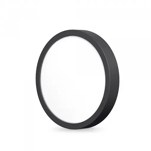 LED Світильник круглий накладний VIDEX 18W 5000K Black - фото 2