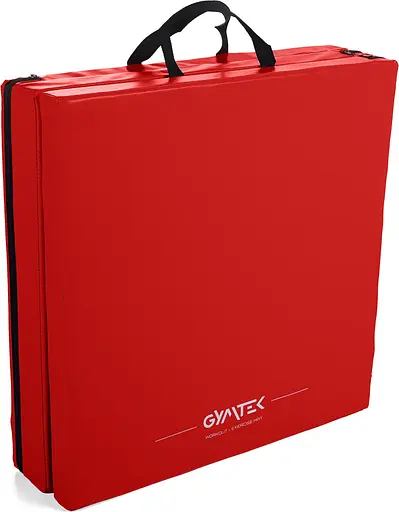 Мат гімнастичний Gymtek твердий 5 см червоний - фото 5