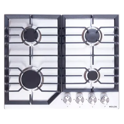 Поверхность газовая на металле Weilor GM 624 SS