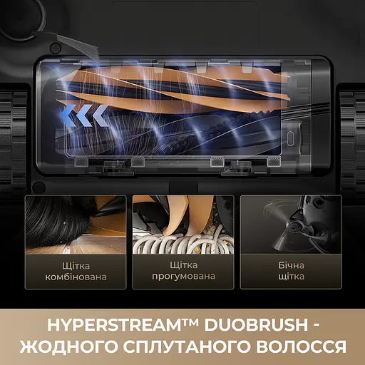 Робот-пилосос миючий Dreame Bot Matrix10 Ultra Black - фото 4