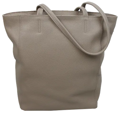 Женская сумка Borsacomoda из натуральной кожи бежевая 845.018 sum0028714 - фото 3