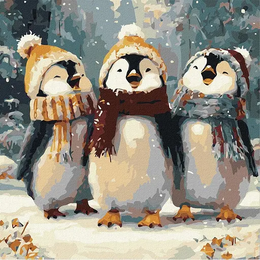 Картина за номерами "Щасливі співи" ©art_selena_ua Ідейка KHO6856, 40х50 см - фото 1