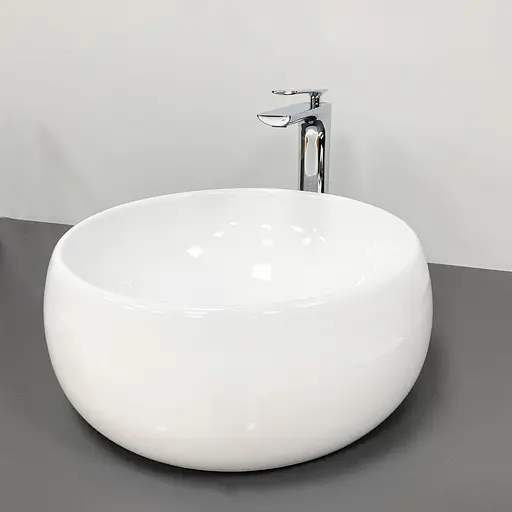 Умивальник VBI Laterza white накладний VBI-015801, Білий - фото 4