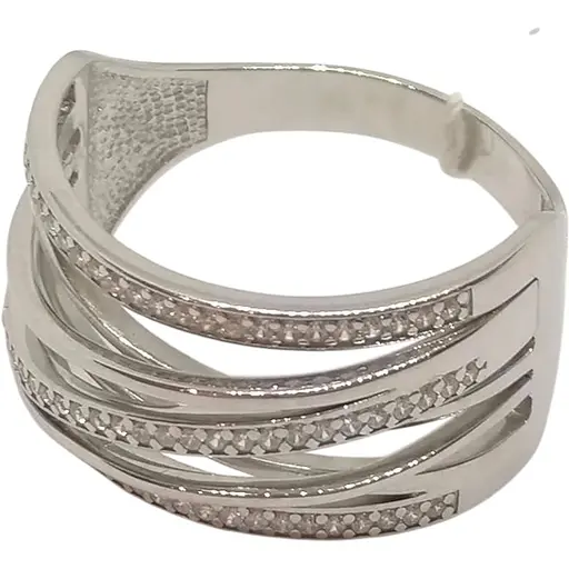 Золотое кольцо Столичная Ювелирная Фабрика с фианитами. 140601Б 21