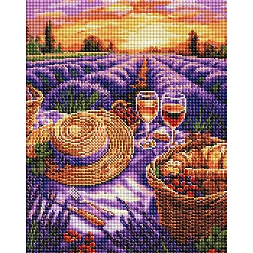 Алмазная мозаика Пурпурный горизонт AMO8182, 40х50 см