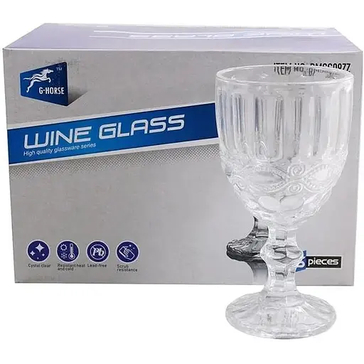 Набор бокалов Ristal G-Horse стеклянных 6 шт 230 мл BMSG09ZZ