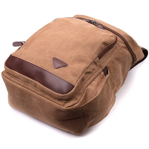 Текстильный большой рюкзак с карманом для ноутбука Vintage 28х42х13 см sum0027391 - фото 3