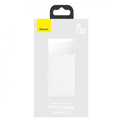 Портативна батарея Power bank Baseus Bipow Digital Display 10000mAh 15W PPDML-I02 (White) - фото 3